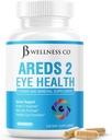 JB Wellness AREDS 2 Vitamine oculaire et supplément minéral, contient de la lutéine, de la vitamine C, de la zéaxanthine, du zinc et de la vitamine.