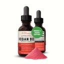 Vivant conscient Vitamine végétalienne B12 gouttes liquides sublinguales de méthylcobalamine Max Strength B12 5000mcg Formule de Végétalienne B 12 énergie de soutien de la vitamine de promouvoir la mémoire et l'aide système immunitaire