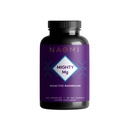 NAOMI Mighty Mg Magnésium Glycinate & Malate Complex 360mg, Formule d'absorption élevée, Magnésium élémentaire soutient la santé cardiaque, les os forts, mieux dormir, sans gluten, non-OGM, végétalien, 60 capsules de légumes