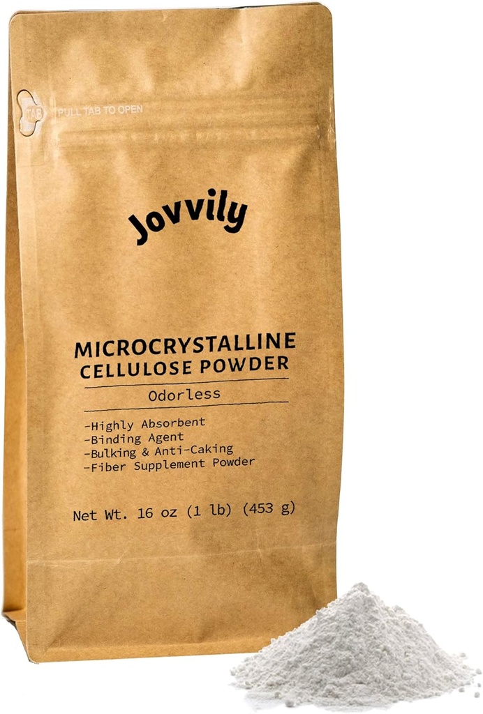 Poudre de cellulose microcristalline - 1 lb - Supplément fibreux - Agent liant