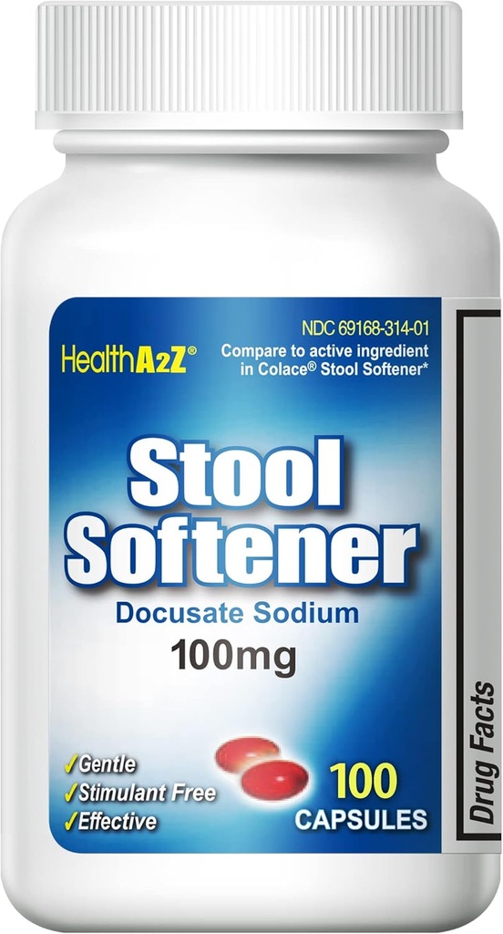 HealthA2Z® Tabouret Softener (100 comtes (paquet de 1))