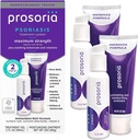 Système de traitement de Prosoria Double Kit – 2 oz – Powerful Psoriasis Relief avec acide salicylique, curcuma, beurre de karité et vitamines