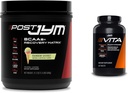 Post JYM Matrix actif après l'entraînement avec les BCAA, la glutamine et plus Rainbow Sherbert Flavor + Vita JYM Multivitamine d'athlète avec plus de 25 ingrédients clés 60 comprimés