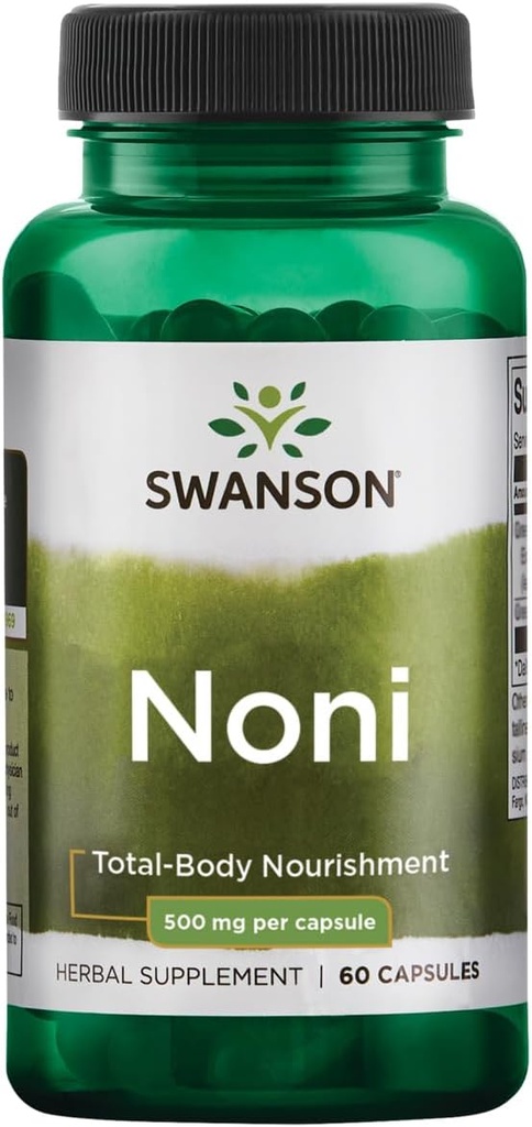 Swanson Noni 500 Milligrammes 60 Capsules