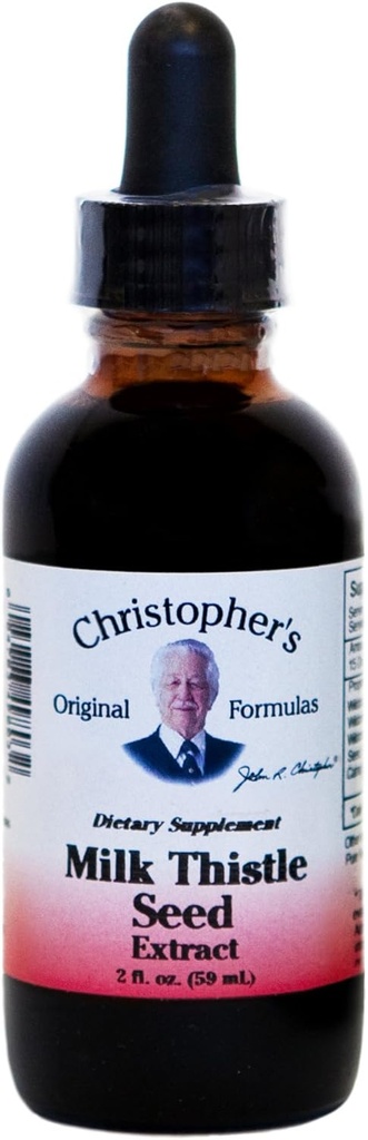 Formules originales de Christopher Graines de chardon de lait -- 2 fl oz