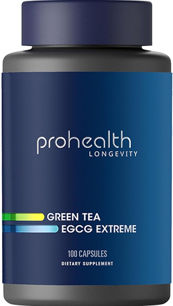ProHealth Longevity Green Tea EGCG Extreme (390mg EGCG, 100 capsules) (Supplément de thé vert)