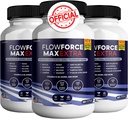 Flow Force Max Extra Prostate Suppléments pour les hommes Capsules, suppléments de santé - la force maximale, tout naturel pour soutenir la fonction normale et saine (300 Capsules) (5 Pack)