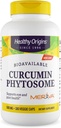 Origines saines Curcumine Phytosome (Faturing Meriva SF) 500 mg, soutient la santé dans les articulations et les yeux, non-OGM, végétalien, 180 capsules de légumes