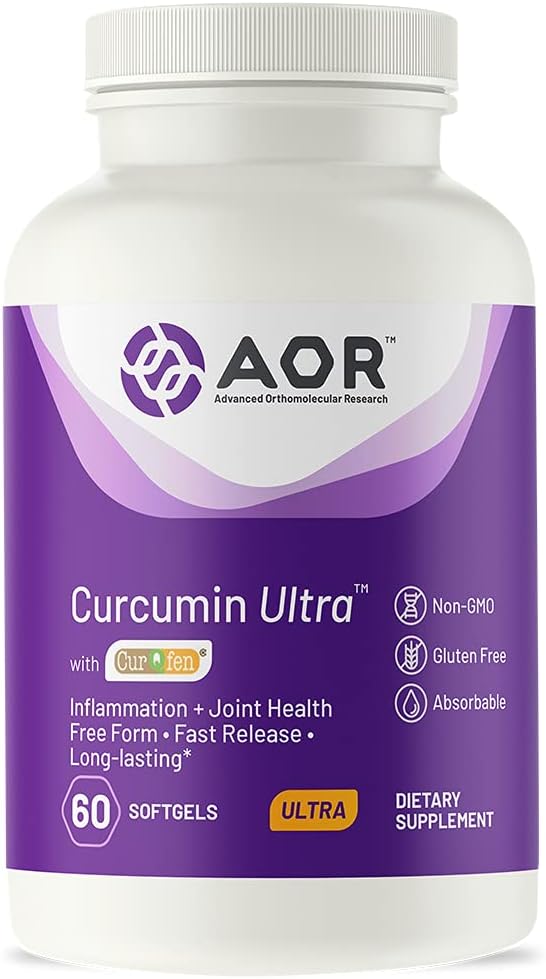 AOR, Curcumin Ultra, supplément Premium, support de joint à action rapide, 60 Softgels (60 portions)
