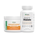Cocktail adrénal, 60 portions (Jar) et MagPure Malate, 120 capsules