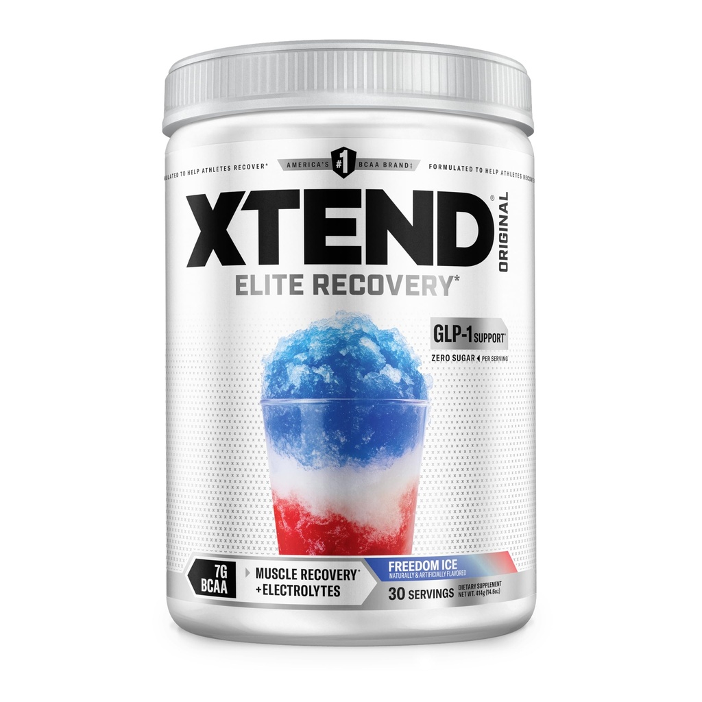 Xtend original BCAA poudre 7g BCAA et 2,5g L-Glutamine, sans sucre après l'entraînement Muscle récupération boisson avec acides aminés pour les hommes et les femmes, 30 portions