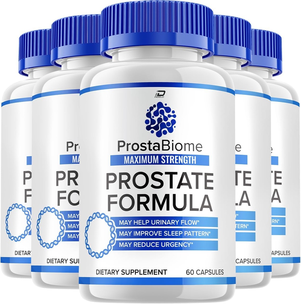 Supplément Prostabiome pilules d'énergie avancées - Suppléments pour les hommes - Prosta biome Prostabiome pour les hommes Supplément santé, Avis Prostabiome (5 Pack - 300 Capsules)