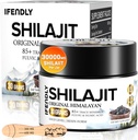 Shilajit Resin, Shilajit pour hommes et femmes, Shilajit Pure Himalayan Organic - 600mg Potency Gold Grade, avec 85+ Trace Minerals, Fulvic & Humic Acid, pour l'endurance, l'immunité et la force, 50 portions (30g)