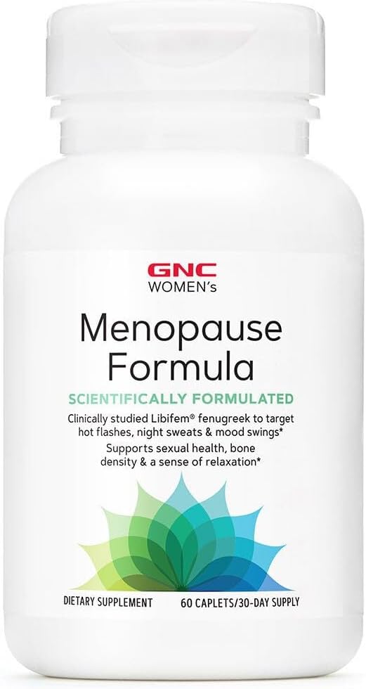 Formule de ménopause pour femmes GNC - 60 capsules (30 jours d'approvisionnement)