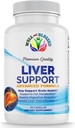 Support du foie suppléments à base de plantes - 60 capsules - Formule avancée pour la santé du foie - Support Fat Metabolism - Assiste les enzymes digestives, les désintoxications hépatiques