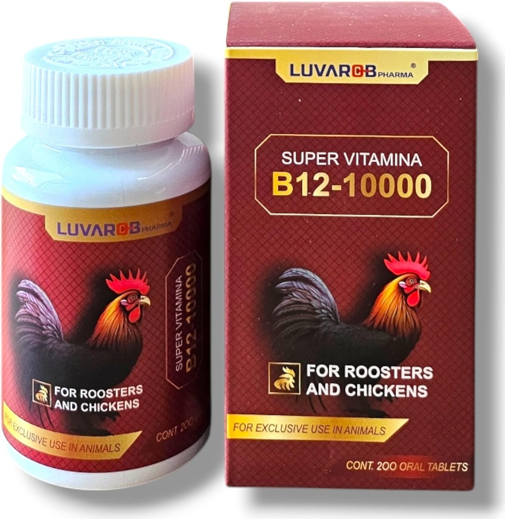 B-12 200 Tablets for Birds Roosters