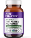Nouveau chapitre Multivitamine pour les femmes immune, beauté + soutien énergétique avec des nutriments fermentés - Chaque jour de femme, fait avec des légumes et des herbes biologiques, non-OGM, sans gluten, 48 comte