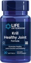Durée de vie Krill Formule articulaire saine, Huile de Krill, acide hyaluronique, l'astaxanthine caroténoïde pour articulations saines, corps sain, sans gluten, non-OGM, 30 softgels