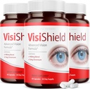 (3 Pack) Visibield Formule de vision avancée pour les pilules de supplément aux yeux Vitamines (180 Capsules)