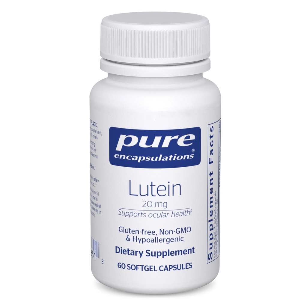 Encapsulations pures Lutéine 20 mg