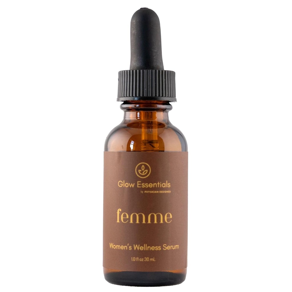 Physicien Conçu Femme - Topique Progestérone Sérum , équilibre hormonal pour les femmes 20 mg de progestérone USP bioidentique , 1 FL oz 30 mL