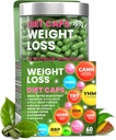 Weight Loss Diet Capsules, Suppresseur d'appétit naturel, brûleur de graisse jour et nuit pour les femmes et les hommes avec cidre de pomme, extrait de café vert, supplément de métabolisme Booster - 60 pilules