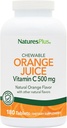 NaturesPlus Jus d'orange Vitamine C 500 mg - 180 comprimés à croquer, boîte de 2 - favorise la santé immunitaire optimale - doux sur votre ventre - végétalien, sans gluten - 360 portions totales
