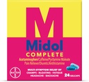 Midol Complete Gelcaps 24ct: Midol Complete Menstrual Pain Relief Gelcaps avec l'acétaminophène pour le symptôme menstruel, le SPM Relief et la période Cramp Relief - 24 Compte (Emballage May Vary)