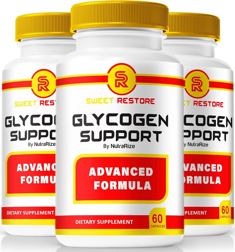 NutraRize (Pack of 3 Sweet Restore Glycogen Support, Joint Support, Glycogen Support Capsules Officielles, Joint Support Formula Blood Vessel Cleaner Reviews (180 Capsules)