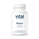 Nutriments vitaux Niacine 500mg , supplément de niacine pour hommes et femmes , la vitamine B3 soutient la santé cardiaque et les protéines et le métabolisme des graisses , Gluten, lait, sans soja , non-OGM , 90 comprimés