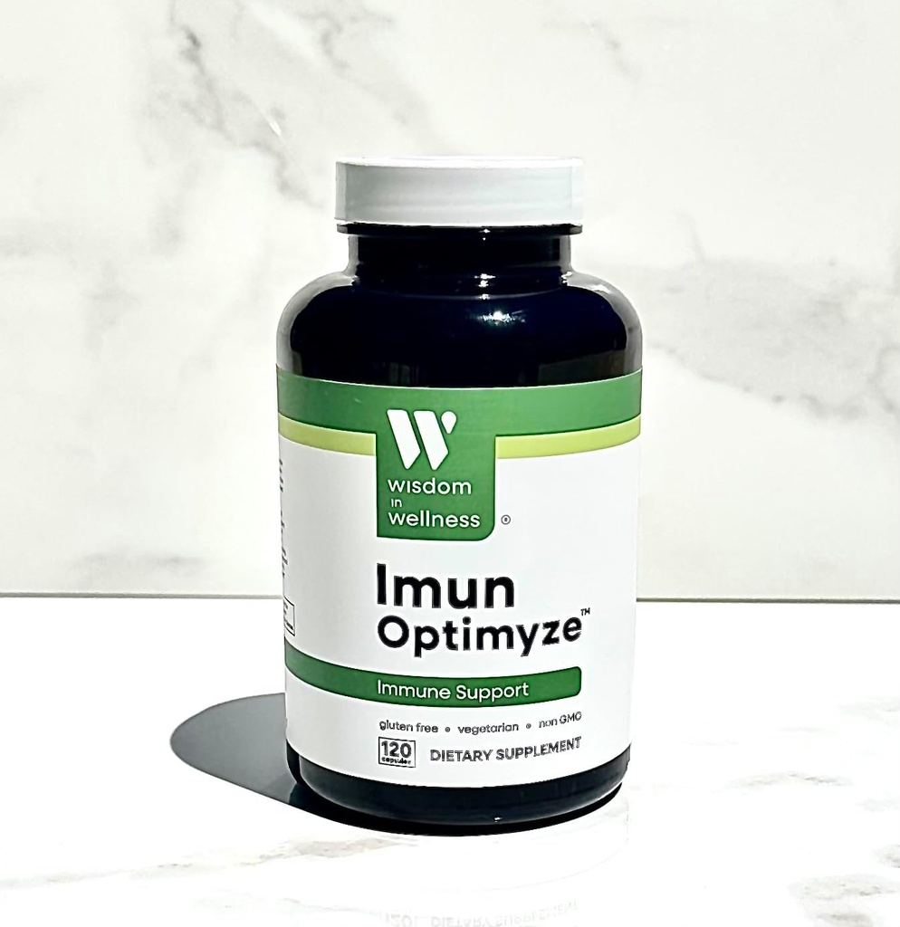 Imune OPTIMIZE - Supplément de soutien du système immunitaire - 120 capsules - Complexe d'équilibre pour le soutien immunitaire - Capsules de supplément multivitamine pour adultes - Supplément sans gluten et sans OGM