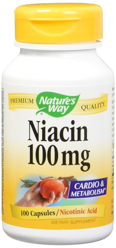Niacine 100mg 100 gélules (emballage de 2)