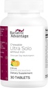 Avantage bariatrique - Chewable Ultra Solo sans fer - Citrus - 30 comprimés (paquet de 1)
