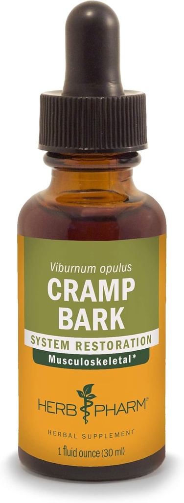 Herb Pharm Cramp Bark Extract for Musculoskeletal Support - 1 Ounce (DCRAMP01)