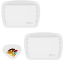 2 pièces Organisateur de pilules Réutilisable Pocket Pill Case Portable Open Pill Pouch Silicone Small Pill Box Pill Container Pill Holder Pill Bags Organisation des médicaments, des vitamines et des comprimés pour les voyages (Blanc)