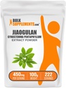 BulkSupplements.com Poudre d'extrait de jiaogulan - Gynostemma Pentaphyllum, poudre de jiaogulan, extrait de gynostemma - végétalien et sans gluten, 500mg par portion, 100g (3.5 oz) (paquet de 1)