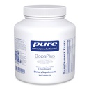 Encapsulations pures DopaPlus - soutient la production de dopamine - pour la fonction cérébrale quotidienne* - avec folate, vitamine B6 et L-5-MTHF - non-OGM et végétalien - 180 capsules