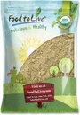 Food to Live Organic Hemp Protein Powder, 8 Pounds – 50% Protein, Non-GMO, Kosher, Non-Irradiated, Pure, Vegan Superfood, Rich in Iron and Fiber