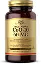 Solgar Vegetarian CoQ-10 60 mg - 180 Capsules végétales - Antioxydant protecteur - Non-OGM, végétalien, sans gluten, sans lait, sans casher - 180 portions