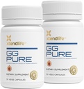 Xtendlife GG Pure Geranylgeraniol for CoQ10, Bone, Muscle & Heart Support - 150mg GG Gold from Annatto Seeds - Ideal for Statin Users - 2 Month Supply (Pack of 2)