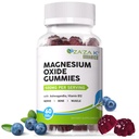 ZA'ZA K ORGANICS Magnesium Oxide Gummies, Magnesium Oxide 500mg with Ashwagandha & Vitamin B12 for Sleep, Nerve, Muscle, Bone & Heart Health, Magnesium Chewable Supplement for Adults Kids, Vegan, 60