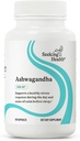 Recherche santé Extrait d'Ashwagandha, Potent 467 mg d'Ashwagandha naturel avec 5% de Withanolide, soutient l'humeur équilibrée, la concentration et le sommeil, végétalien et végétarien (60 capsules)*