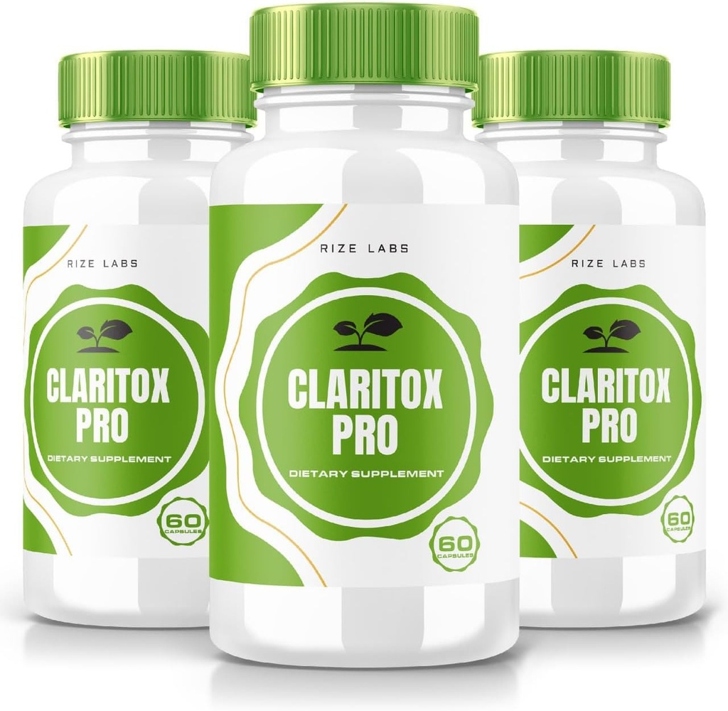 les laboratoires de taille - Claritox Pro formule de pilule avancée pour Vertigo (180 capsules) (paquet de 3)