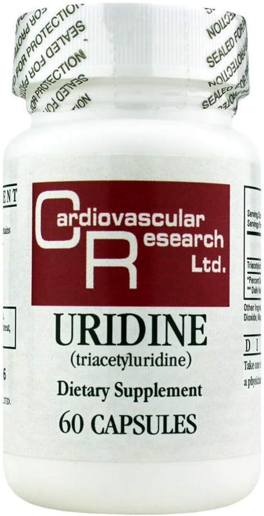 Recherche cardiovasculaire Uridine, Blanc, 60 Nombre