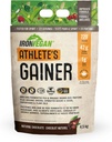 Gainer d'athlète végétalien de fer - Chocolat naturel 4,5 kg