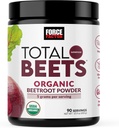 Facteur de force Betteraves totales Betteraves biologiques en poudre Superfood pour stimuler la nutrition quotidienne, USDA bio, végétalien, sans gluten, et non-OGM Beet Supplément, non aromatisé, 90 portions