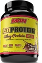 MAN Sports ISO-Protein 100% Pure Whey Protein Isolate Poudre, Chocolat Lait, 2 livres
