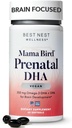 Meilleur Nest Wellness Mama Bird Vegan Prenatal DHA - Supplément Cerveau & Eye pour bébé - Supplément Prénatal Vegan avec Algae DHA - Supplément nutritionnel pour maman - 60 Softgels