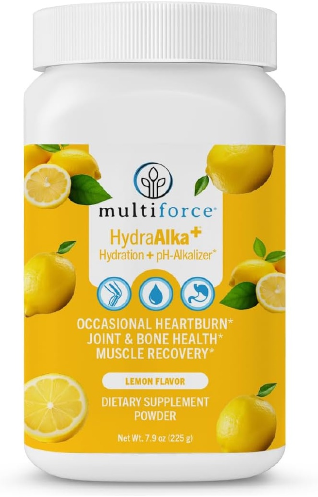 HydraAlka+ Premium Alcalizing Supplement (complément d'alcalinisation) Beats Acid & Non-Chronic Heartburn (HydraAlka+ Premium Alkalizing Supplement) Hydrates avec électrolytes (HydraAlka+ Premium Alkalizing Supplement)