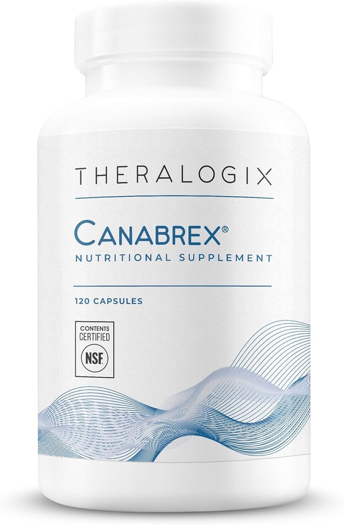 Theralogix Canabrex Palmitoyléthanolamide (Pea) Supplément - 60 jours d'approvisionnement - Supplément de santé conjoint pour les femmes et les hommes - Supplément de soutien sommeil et immunitaire - Certifié NSF - 120 capsules